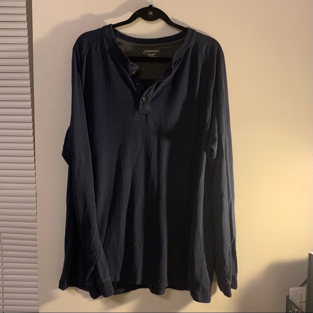 St. John’s Bay Blue Henley